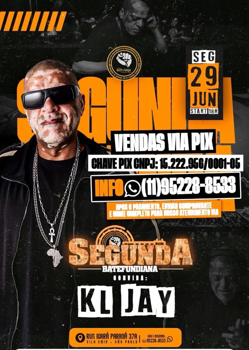 Flyer Bate Fundo