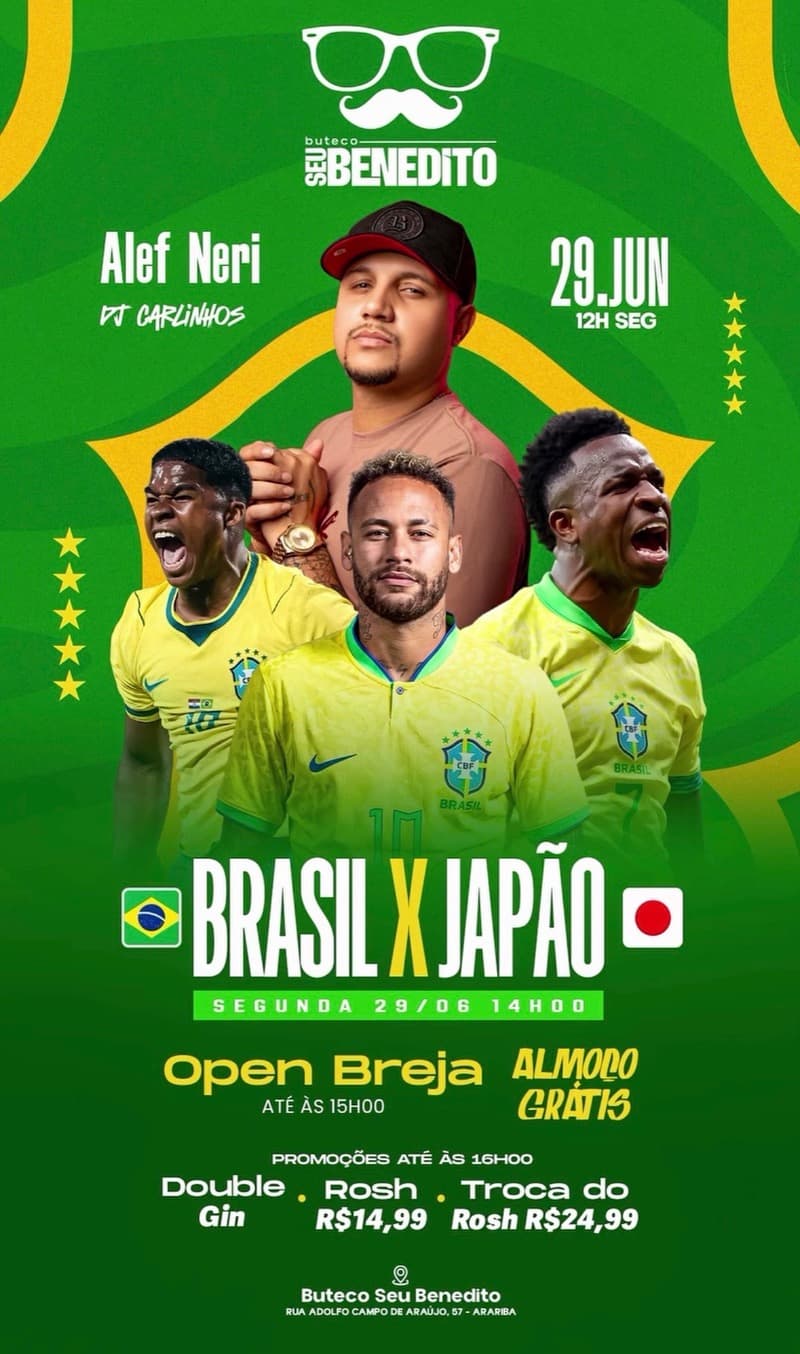 Flyer Buteco Seu Benedito