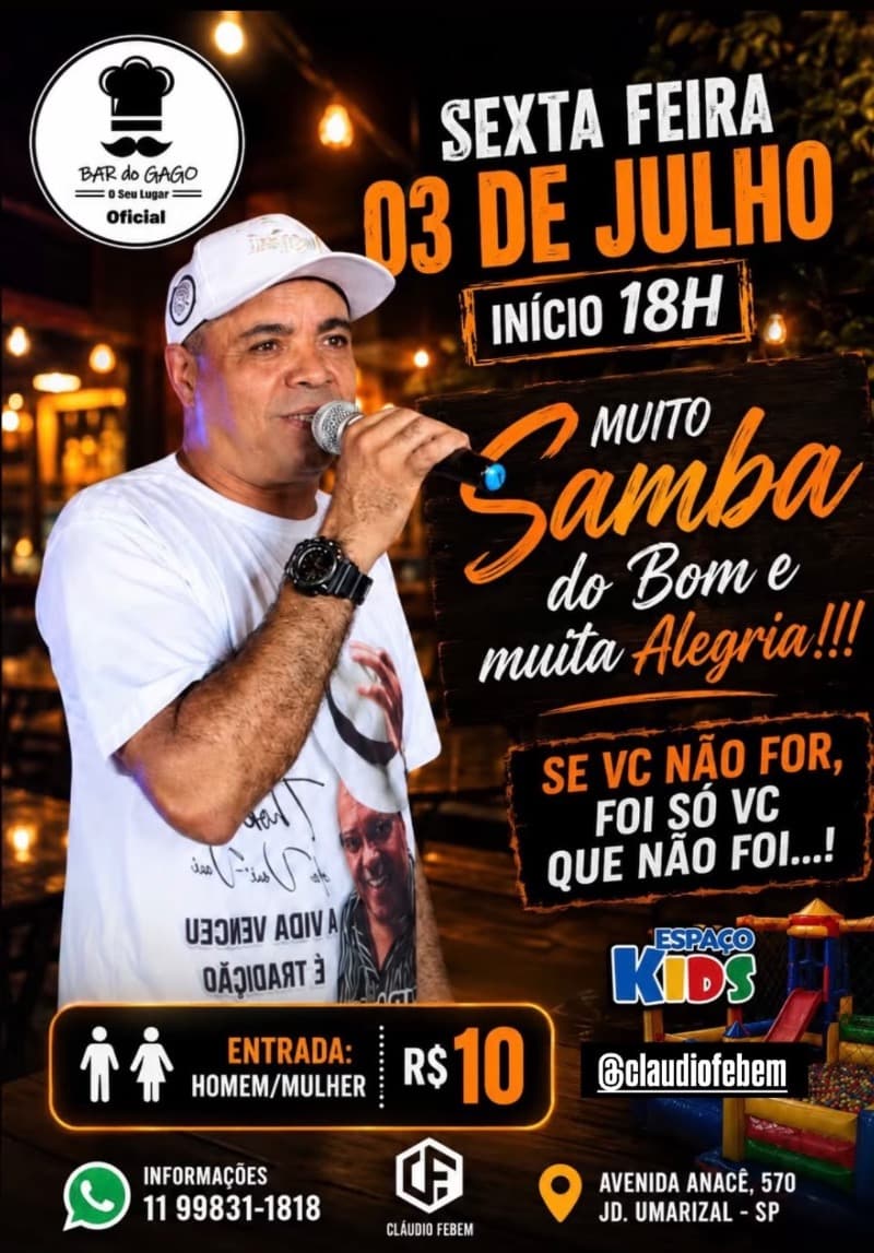 Flyer Bar do Gago