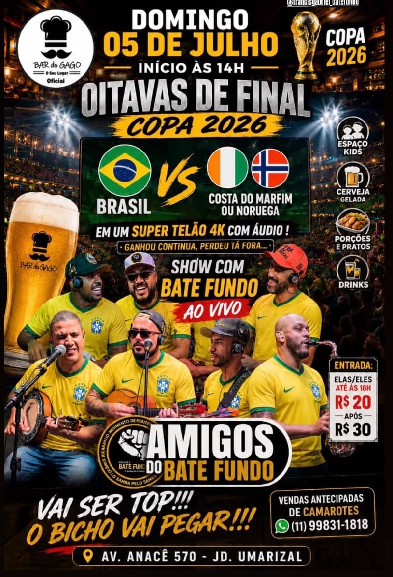 Flyer Bar do Gago