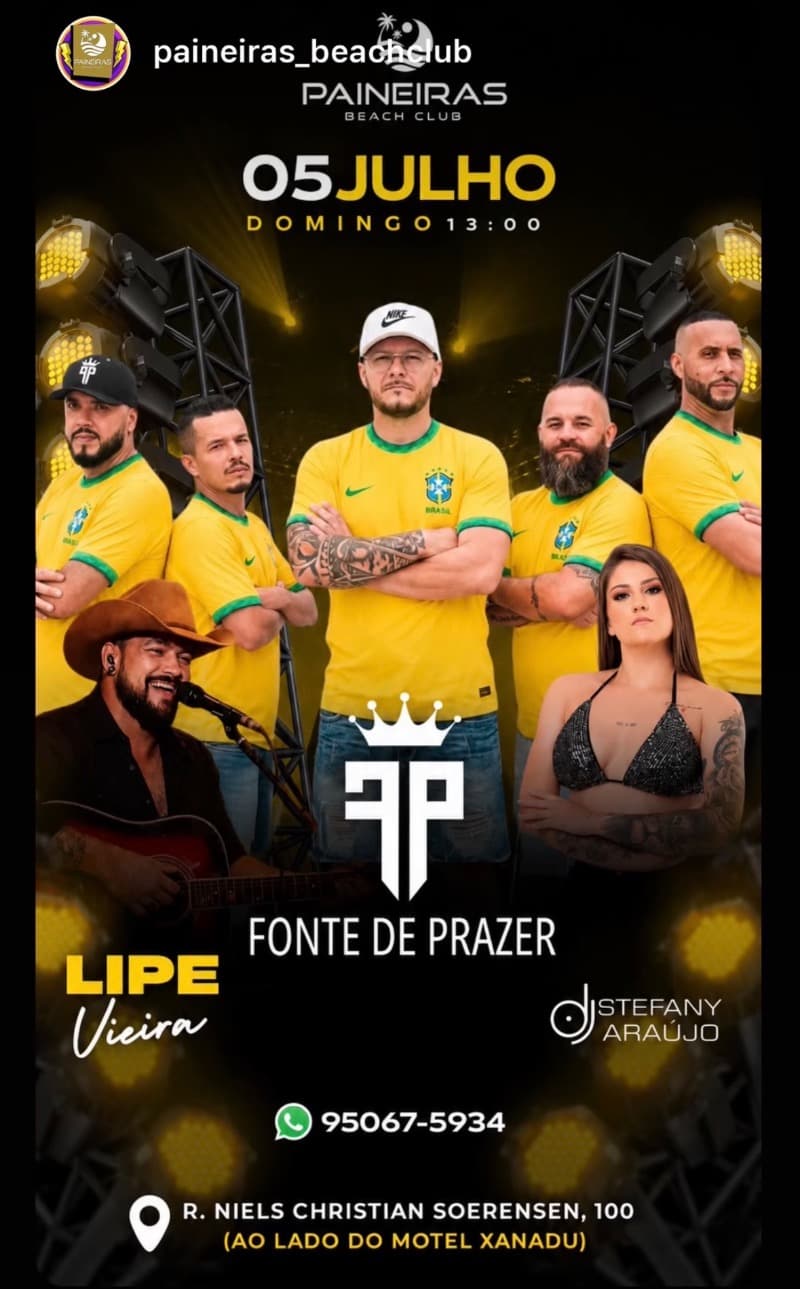 Flyer Paineiras Beach Club