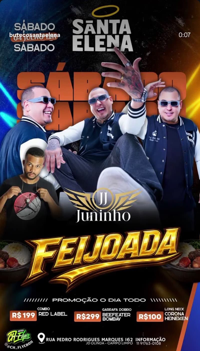 Flyer Buteco Santa Elena