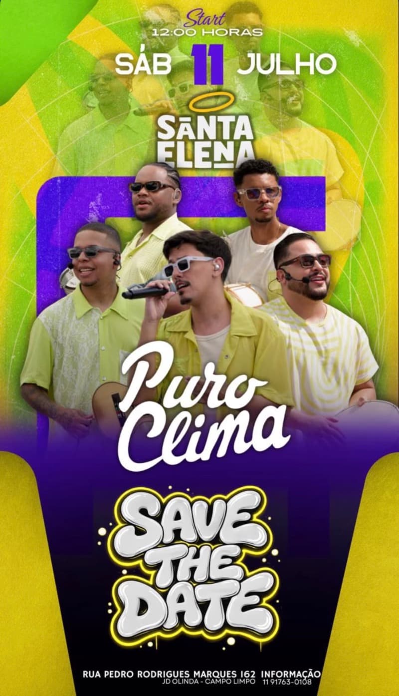 Flyer Buteco Santa Elena