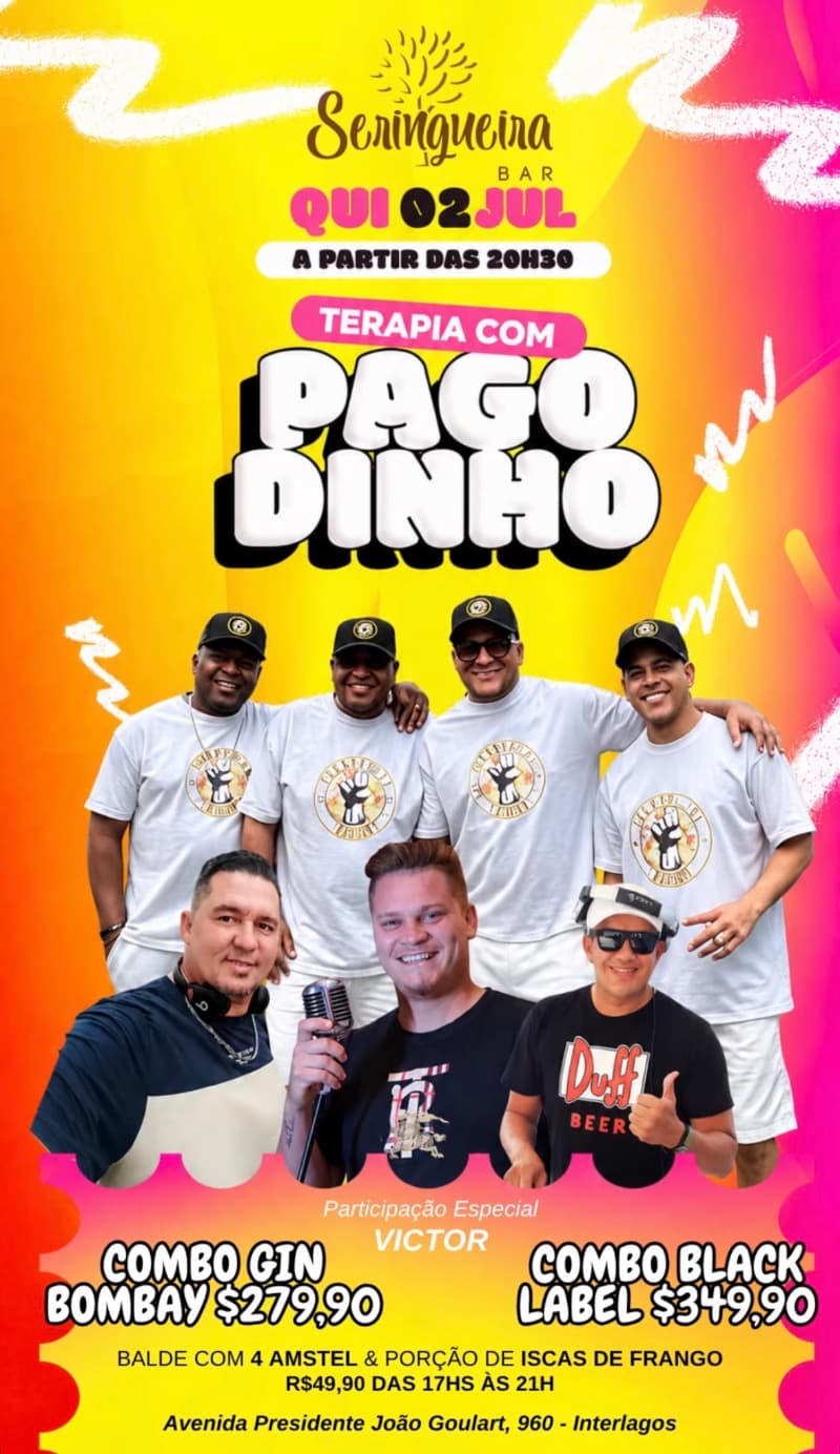 Flyer Seringueira Bar