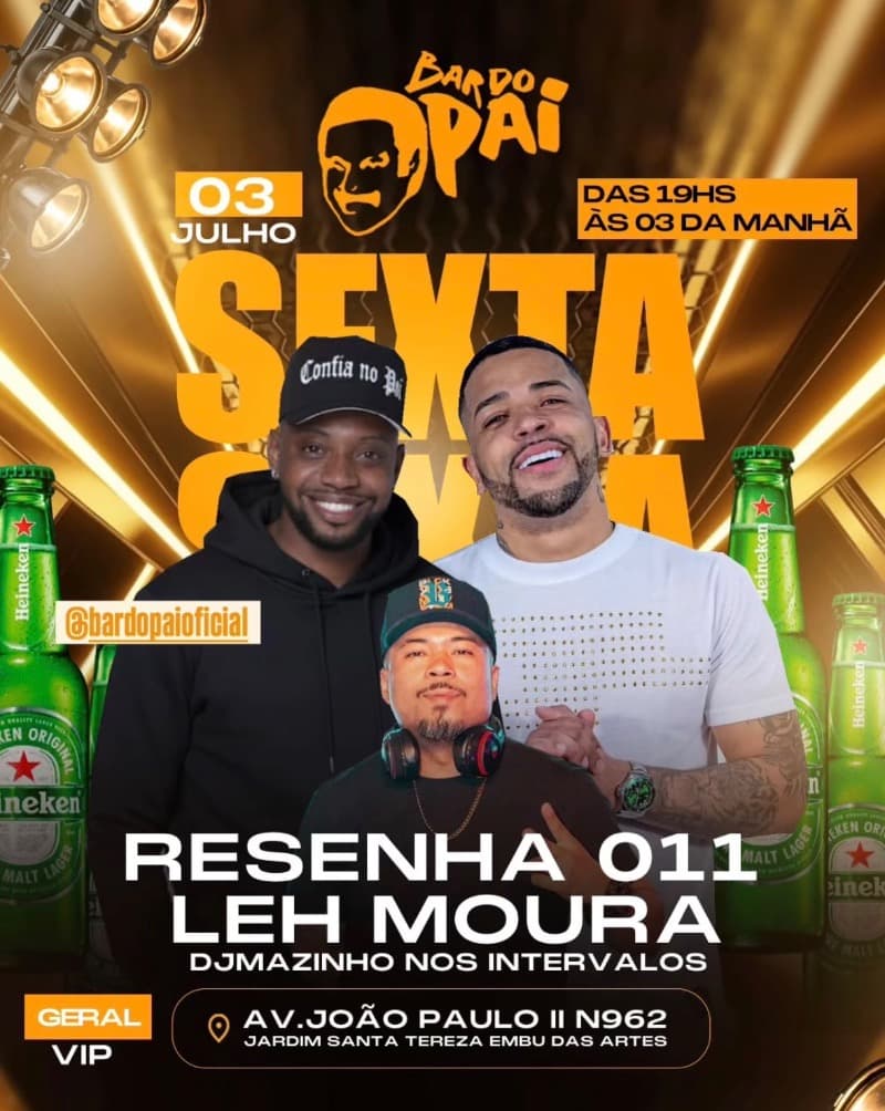 Flyer Bar do Pai