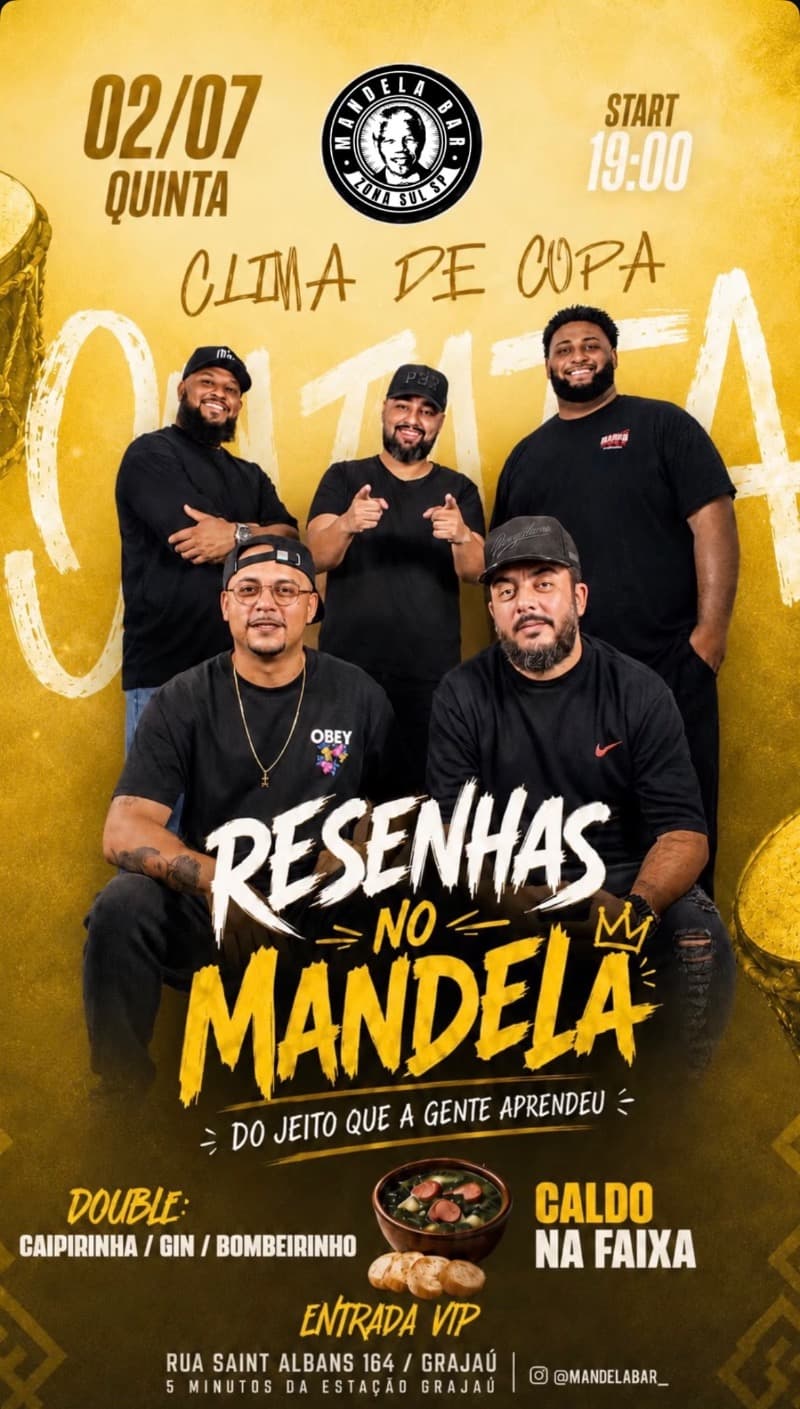 Flyer Mandela Bar