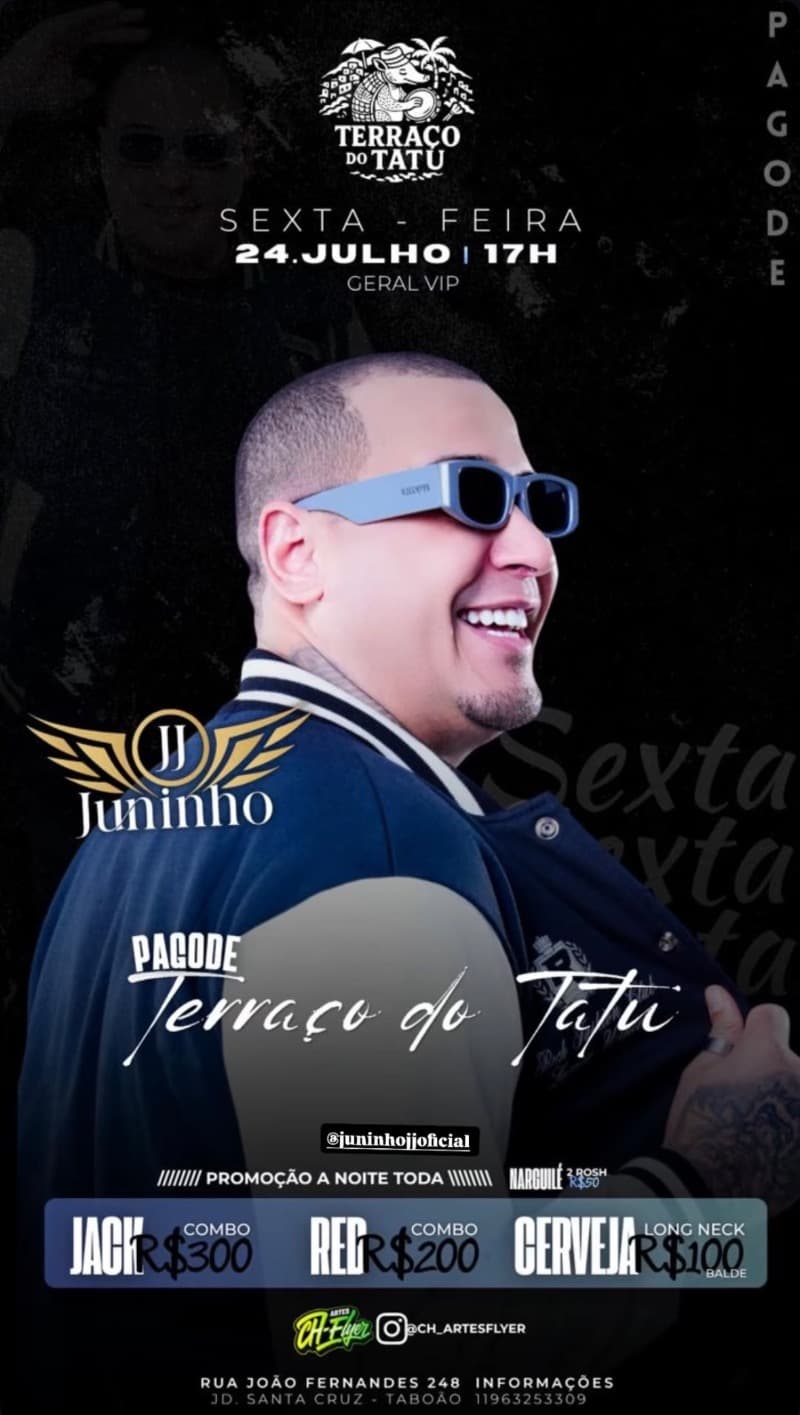 Flyer Terraço do Tatu