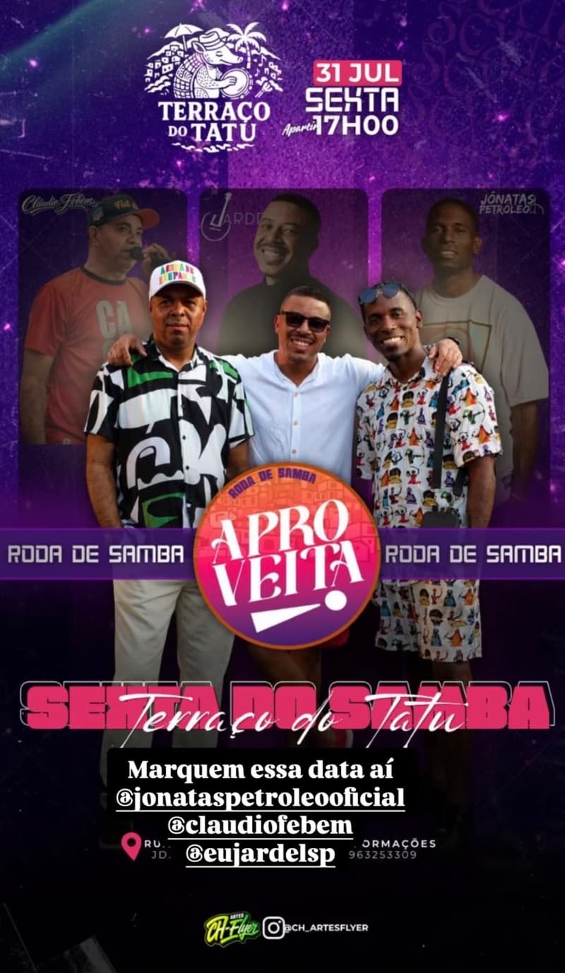 Flyer Terraço do Tatu
