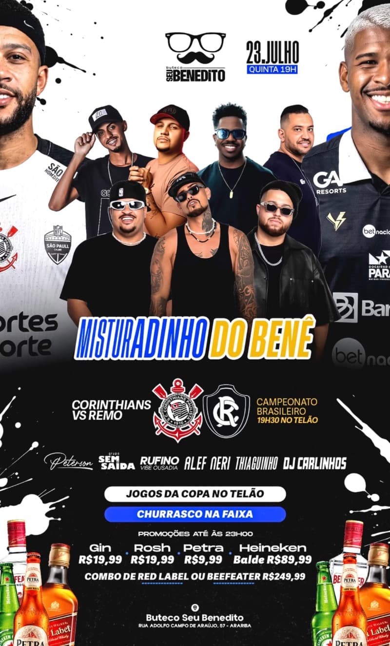 Flyer Buteco Seu Benedito