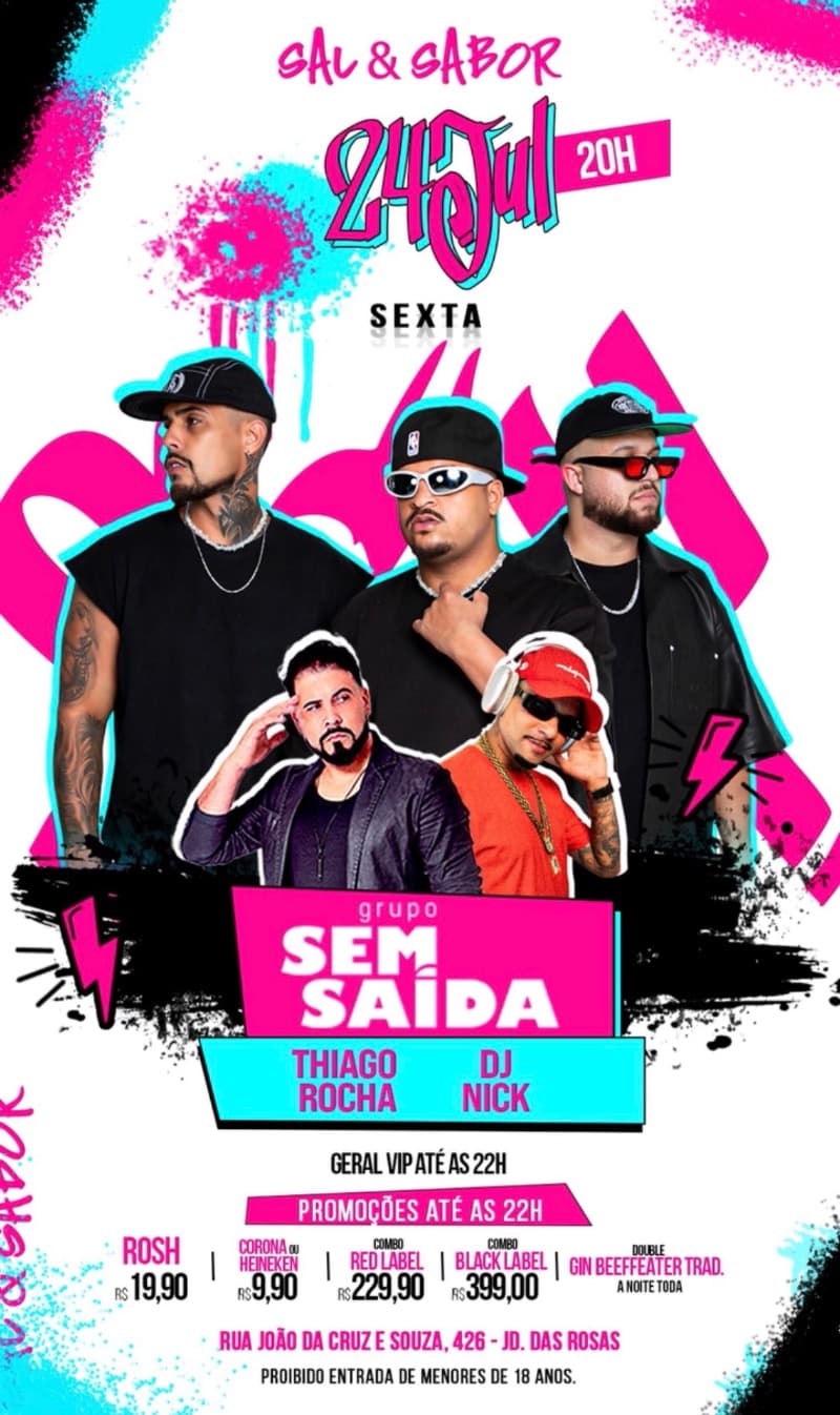Flyer Sal e Sabor