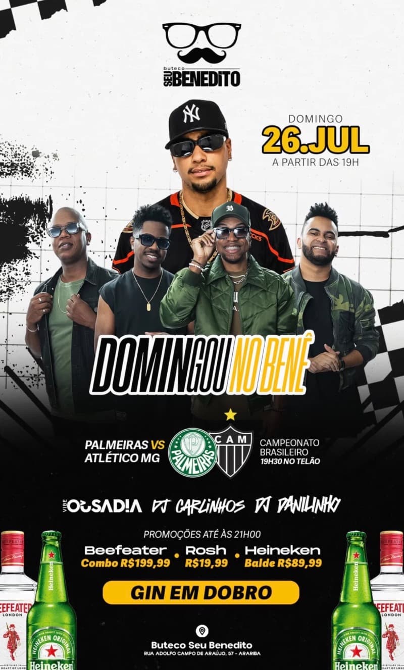 Flyer Buteco Seu Benedito