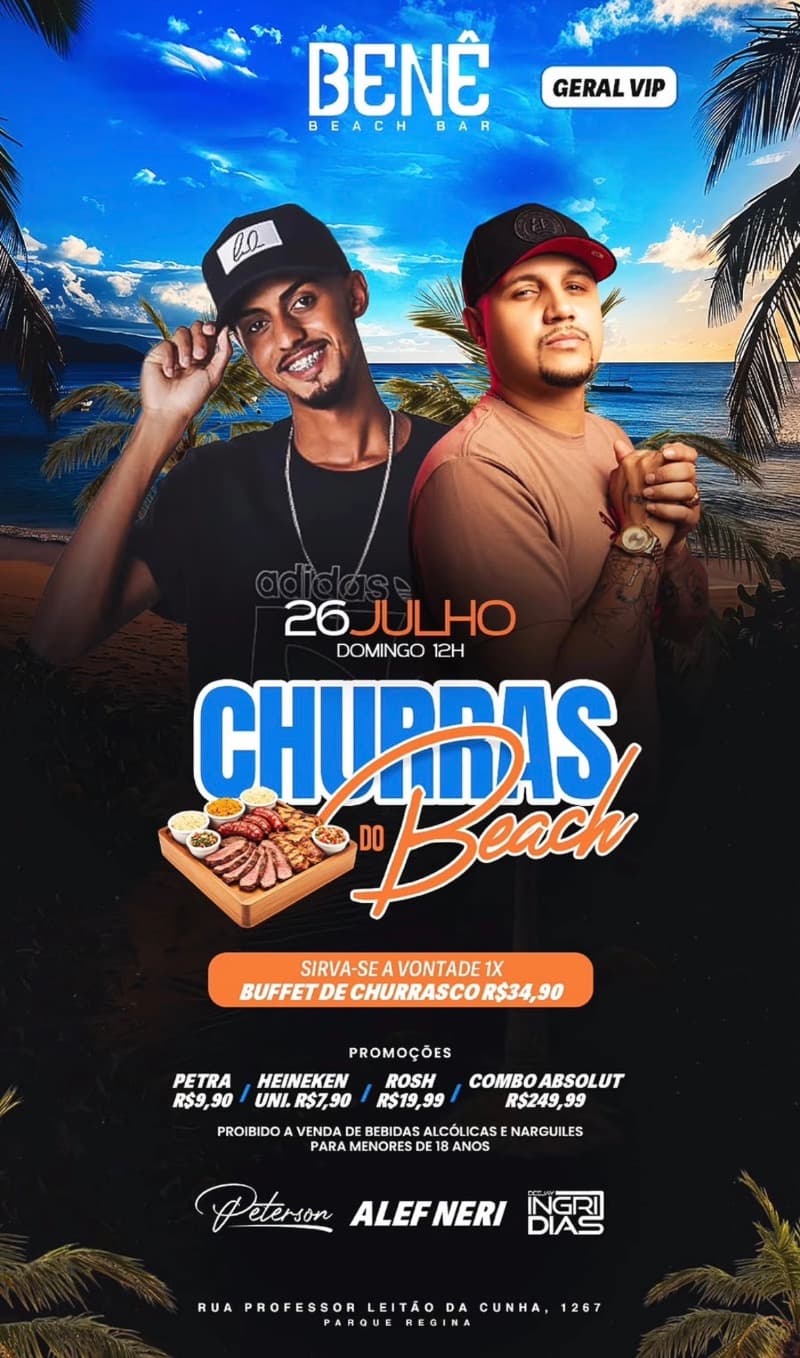 Flyer Bene Beach