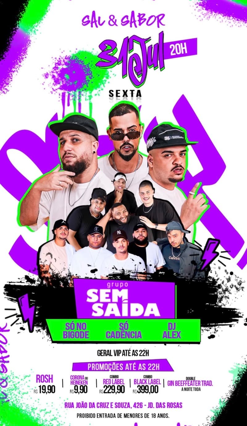 Flyer Sal e Sabor