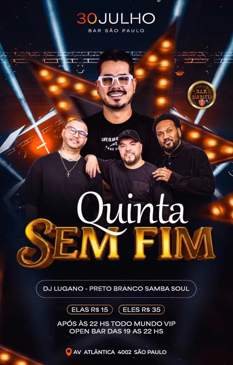 Flyer Bar São Paulo