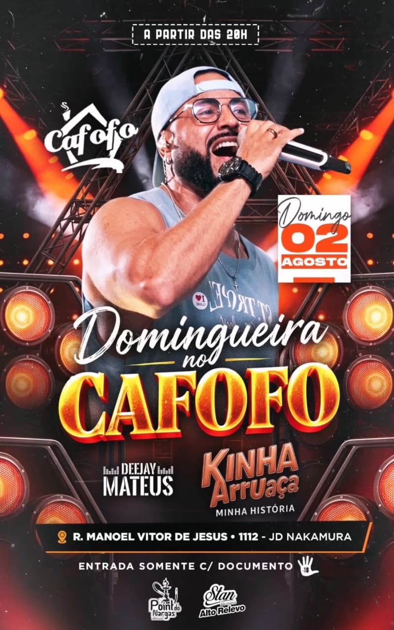 Flyer Cafofo Bar