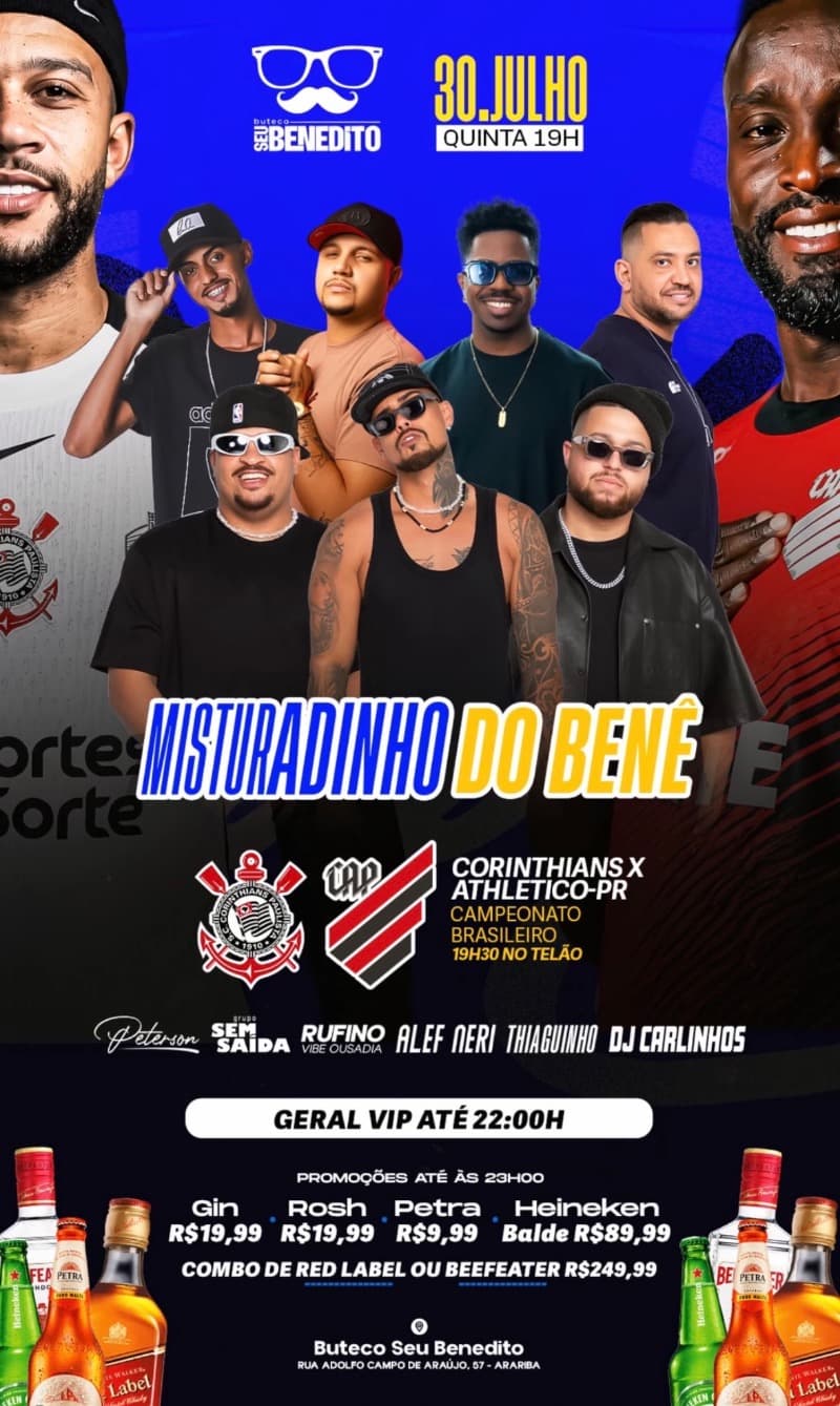 Flyer Buteco Seu Benedito