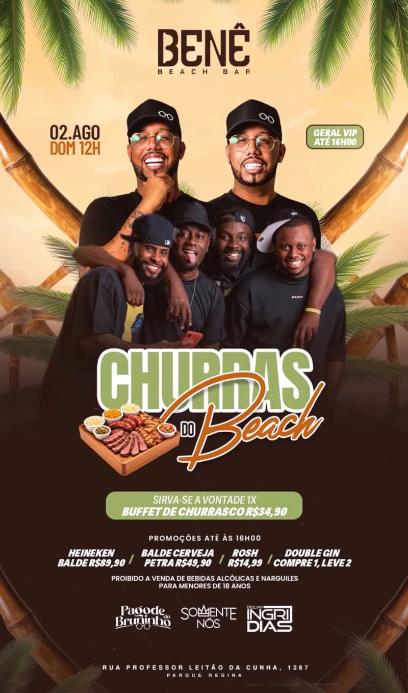 Flyer Bene Beach